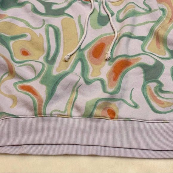 Wild Fable Colorful Abstract Women's Cropped Hoodie XXL - Picture 5 of 5